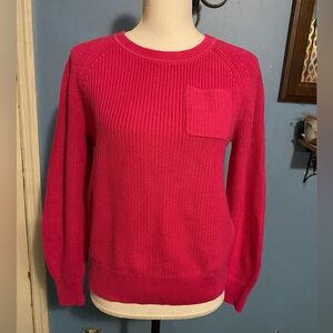 Talbots, Fuchsia, Pima Cotton, Sweater